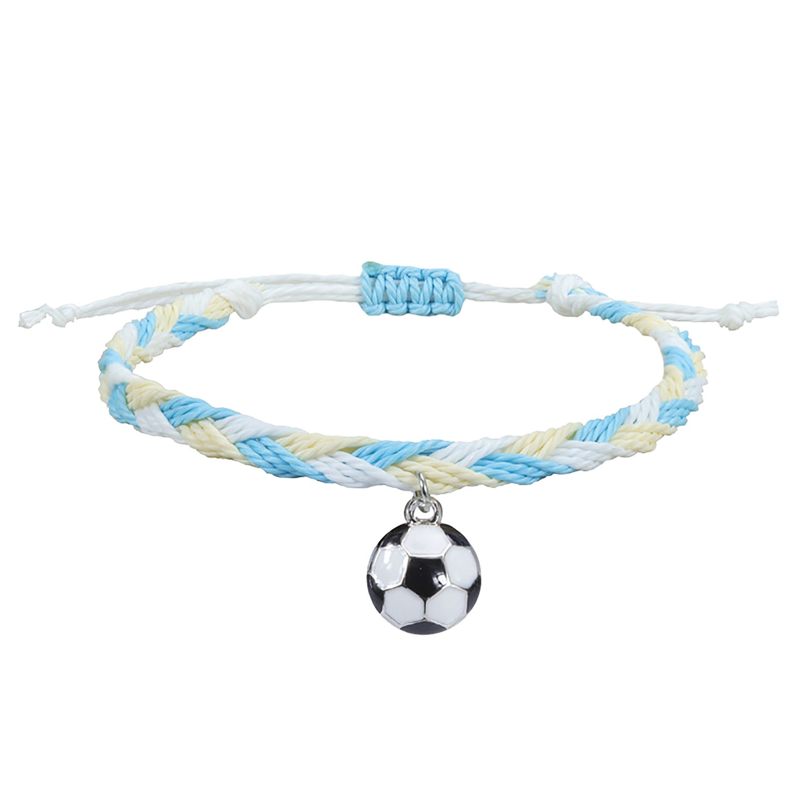 thumbnail image 2 of Pulseras de Fútbol Charm Favors Fútbol Negro Rojo Blanco Marrón Pulseras de Fútbol Cuentas Ajustable Inspirational for Teens Adults Sport Birthday Football Favors For, 2 of 2